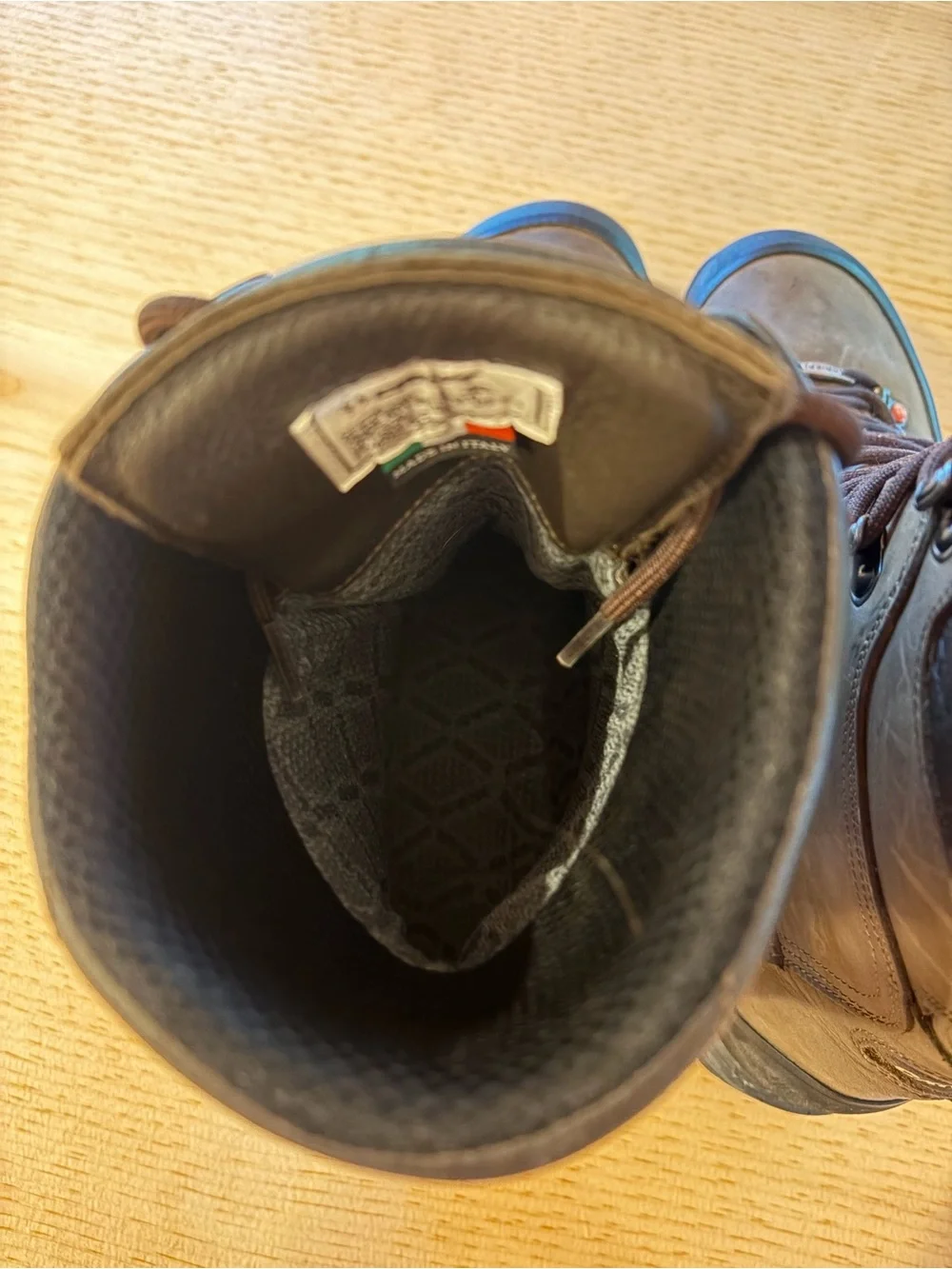 Crispi **only worn